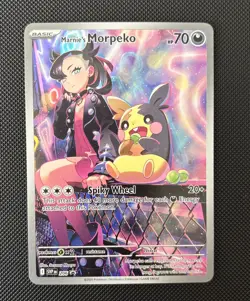 Marnie's Morpeko 206 SV Promo Illustration Rare NM Pokemon TCG - Image 1
