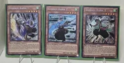 Yosenju Kama 1 - 3 THSF-EN003-EN005 Secret Rare 1st Edition Yugioh Lot X3 NM - Image 1