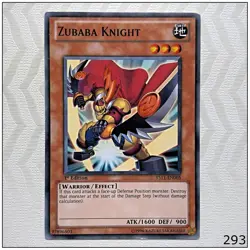 Zubaba Knight - YS11-EN005 - Common 1st Edition Yugioh - Image 1