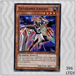 Tatakawa Knight - LTGY-EN005 - Common 1st Edition Yugioh - Image 1