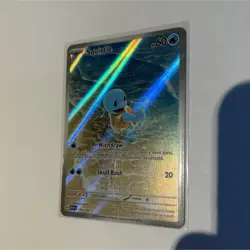 Pokemon TCG Squirtle 170/165 SV Scarlet & Violet 151 Illustration Rare Holo - Image 1