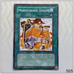Morphtronic Engine - CSOC-EN052 - Common Unlimited Yugioh - Image 1