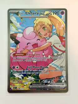 Pokemon Lillie's Clefairy ex 280/217 SIR! Ascended Heroes NM RARE HOT - Image 2