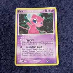 Pokemon TCG Mew 040 Holo Black Star Promos 2006 Rare English - Image 1