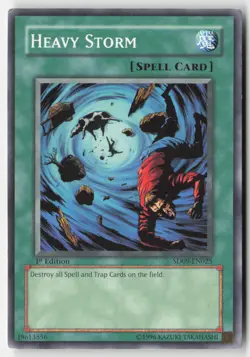 Yugioh - Heavy Storm SD09-EN025 1st Edition - Structure Deck: Dinosaur's Rage - Image 1