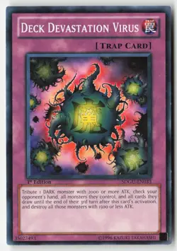 Yugioh - Deck Devastation Virus SDGU-EN033 1st Edition - Structure Deck: Gates o - Image 1