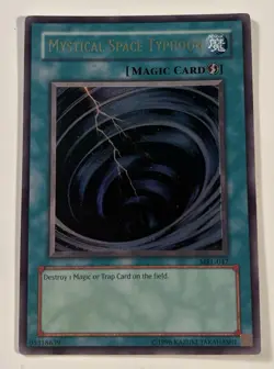 Yu-Gi-Oh! Mystical Space Typhoon MRL-047 Magic Ruler Unlimited, Ultra Rare Holo - Image 1