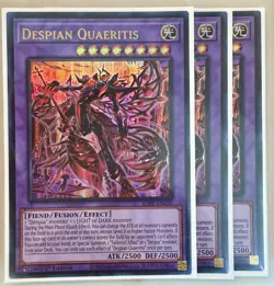 3x Despian Quaeritis 1st Edition Ultra Rare RA05-EN036 Yu-Gi-Oh! - Image 1