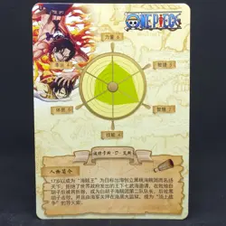 One Piece Portgas D Ace Holo Gold Foil Card UR Ultra Rare Little Dino HZ01091 - Image 4