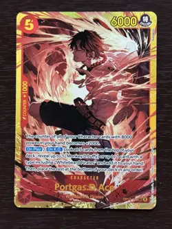 Bandai One Piece Portgas D Ace OP16-118 SEC English - Image 1