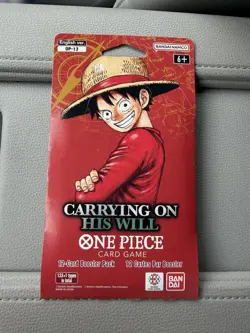 One Piece OP-13 Carrying On His Will Sleeved Booster Pack #onepiece - Image 1