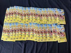 LOT OF 33 ONE PIECE OP-15 ADVENTURE ON KAMI'S ISLAND SLEEVED BOOSTER PACKS - Image 1