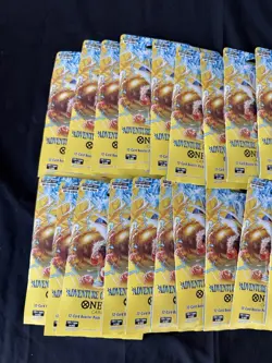 LOT OF 33 ONE PIECE OP-15 ADVENTURE ON KAMI'S ISLAND SLEEVED BOOSTER PACKS - Image 2