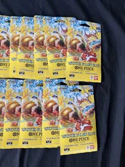 LOT OF 33 ONE PIECE OP-15 ADVENTURE ON KAMI'S ISLAND SLEEVED BOOSTER PACKS - Image 5