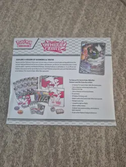 Pokemon TCG Pokemon Center Stamped White Flare ETB Factory Sealed - Image 2