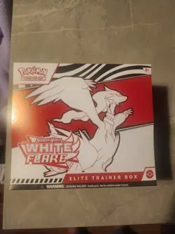 Pokemon TCG White Flare ETB Elite Trainer Box Sealed - Image 1