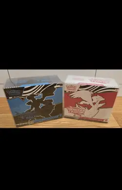 Pokemon TCG White Flare & Black Bolt Elite Trainer Box ETB Bundle Pair - SEALED - Image 1