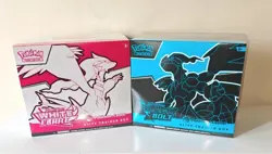 Pokemon Center Exclusive Black Bolt and White Flare ETB Bundle Sealed - Image 1