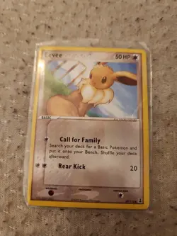 Pokemon TCG Eevee EX Delta Species 69/113 Regular Common Near Mint Condition - Image 1