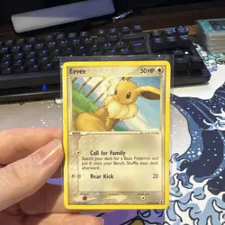 Pokemon TCG Eevee EX Delta Species 69/113 Regular Common MP - Image 1