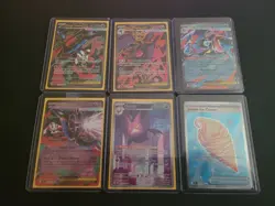 Pokemon TCG Mega EX Full Art Holo Card Lot 6 Cards English - Image 2