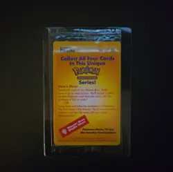 1x Sealed PIKACHU # 4 Black Star Promo WB Movie WOTC Pokemon Card (Yellow) - Image 1