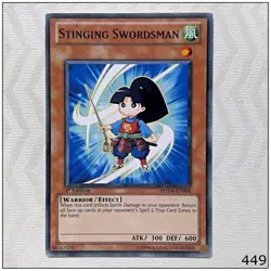 Stinging Swordsman - PHSW-EN004 - Common 1st Edition Yugioh - Image 1
