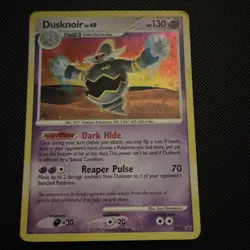 Nintendo Pokemon TCG Promo Cards Dusknoir DP33 Holo Promo 2008 English - Image 1
