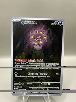 Pokemon TCG: Spiritomb 148/132 IR MEG Mega Evolution Illustration Rare Card - NM - Image 1