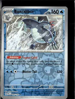 Pokemon Baxcalibur 060/193 Paldea Evolved Reverse Holo Rare 5 Card Lot LP - Image 1