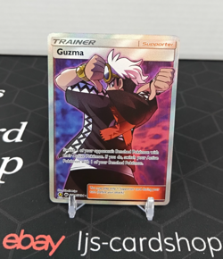 Guzma Burning Shadows 19/130 Alternate Promo Holo NM Pokemon Card T1 - Image 1
