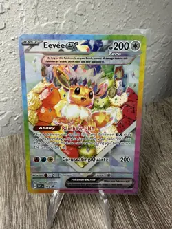 Pokemon TCG Eevee EX Prismatic Evolutions Special Illustration Card 174 - Image 1
