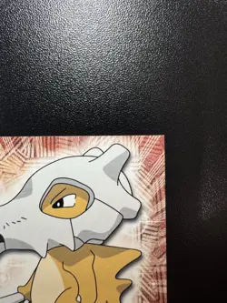 Pokemon Topps Card TV Animation Cubone #104 Blue Logo NM - Image 4