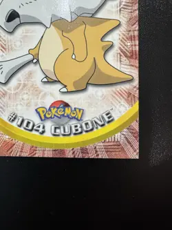 Pokemon Topps Card TV Animation Cubone #104 Blue Logo NM - Image 5