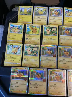 (28) Pikachu CARDS LOT VTG HOLO Raichu Stamped Red Cheeks Platinum Halloween - Image 5