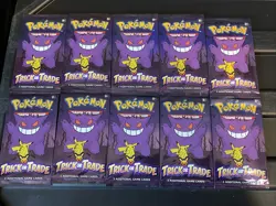 Pokemon TCG Trick or Trade BOOster Bundle Lot 10 Packs 2022 Halloween Card MINT - Image 1