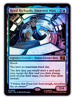Reed Richards, Smartest Man - Foil Commander: Marvel Super Heroes - Image 1