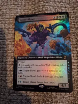 Super-Skrull Foil Extended Art Marvel Super Heroes Mtg Nm 0409 - Image 1