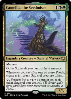 Camellia, the Seedmiser (FOIL) x1 - MTG Bloomburrow BLB #207 - Image 1