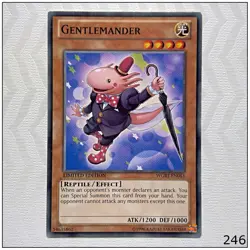 Gentlemander - WGRT-EN063 - Common Limited 1st Edition Yugioh - Image 1