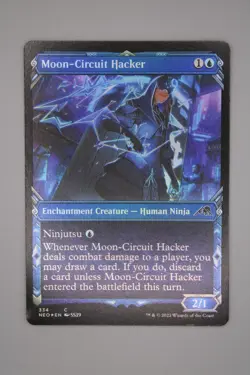 MTG Moon-Circuit Hacker Showcase FOIL #334 Kamigawa: Neon Dynasty Common - Image 1