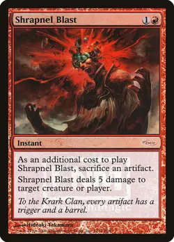 Shrapnel Blast - Foil Promo FNM 2008 LP MTG - Image 1