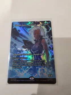 Storm, Force of Nature Borderless FOIL MTG Marvel: Eternal Legal Nm/M *ON HAND* - Image 1
