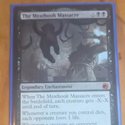 Wizards of the Coast The Meathook Massacre Foil Black Mythic 112 Legendary Ench - Image 1