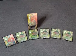 Magic: The Gathering Kamigawa: Neon Dynasty full-art Forest land ×7 (×2 Foil) - Image 1