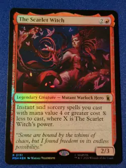 The Scarlet Witch (Foil) - 0151 - Marvel Super Heroes - MTG - NM/M - Image 1
