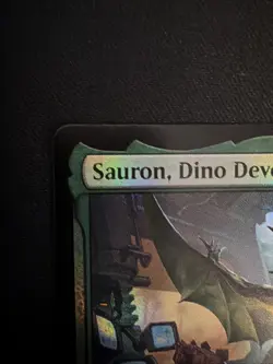 Sauron, Dino Devotee Foil Marvel Super Heroes Mtg Nm 0731 - Image 3