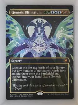 Genesis Ultimatum Borderless 106 Tarkir Dragonstorm Special Guests Mythic NM MTG - Image 1