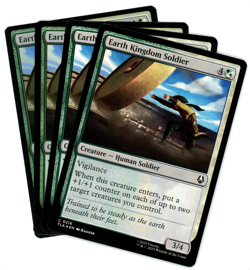 x4 Earth Kingdom Soldier (Foil) 0216 - Avatar: The Last Airbender TLA - MTG - NM - Image 1