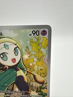 Pokemon TCG Meloetta 026 Mega Evolution Black Star Promo Full Art Holo 2025 NM - Image 3